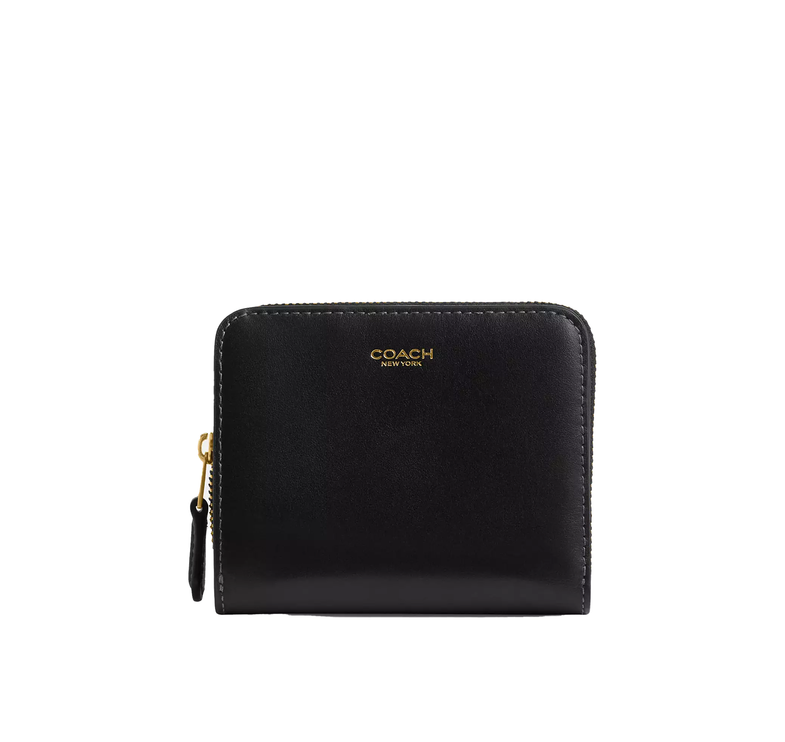 Coach Women's New York Billfold Wallet Brass/Black