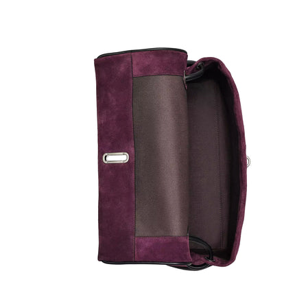 Marc Jacobs Women's The Suede Large Dual Dark Plum