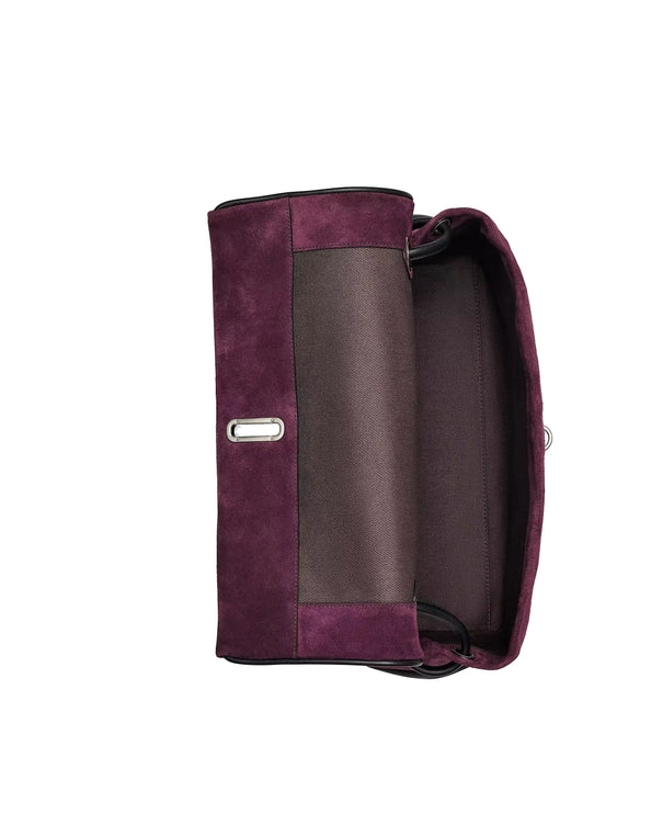 Marc Jacobs Women's The Suede Large Dual Dark Plum