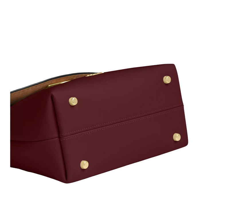 Coach Women's Emory Top Handle Bag Gold/Maroon