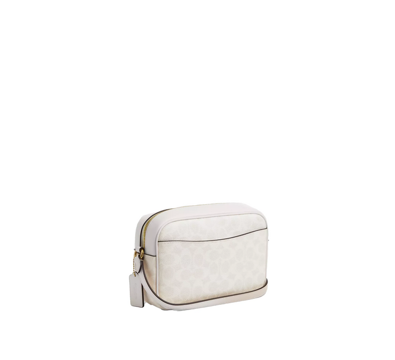 Coach Women's Jamie Camera Bag In Signature Canvas Gold/White/Chalk