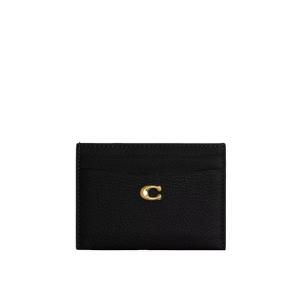 Coach Women's Essential Card Case Brass/Black