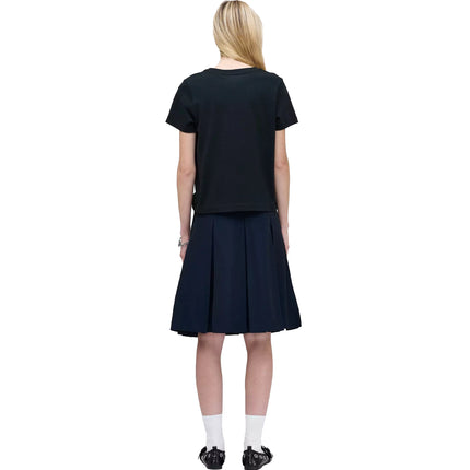 Marc Jacobs Women's Heart Handcuff Slim Tee Black