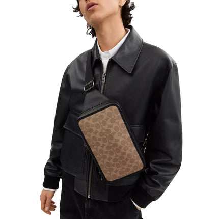 Coach Women's Sullivan Pack In Signature Canvas Qb/Tan/Black