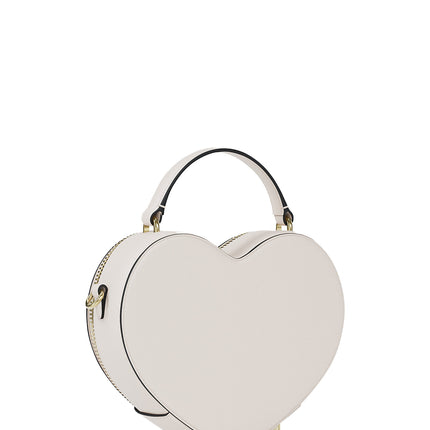 Michael Kors Women's Jet Set Small Heart Crossbody Bag Light Cream Multi/Gold