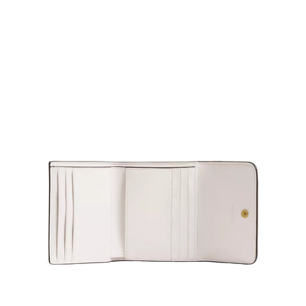 Coach Women's Mila Small Flap Wallet Brass/Chalk