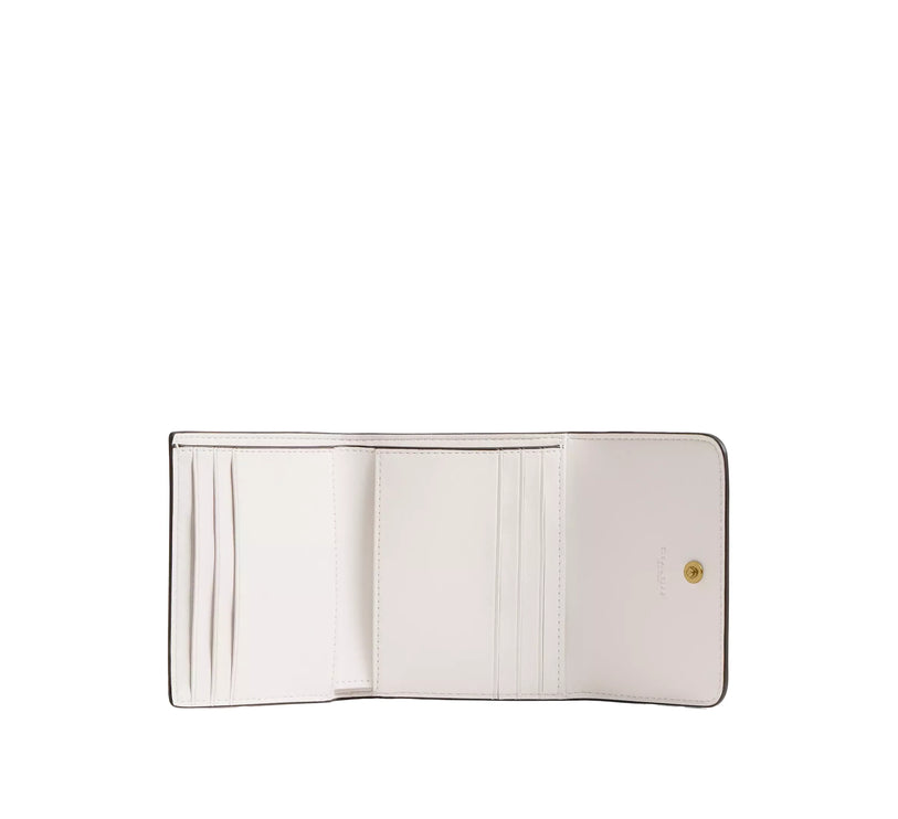 Coach Women's Mila Small Flap Wallet Brass/Chalk
