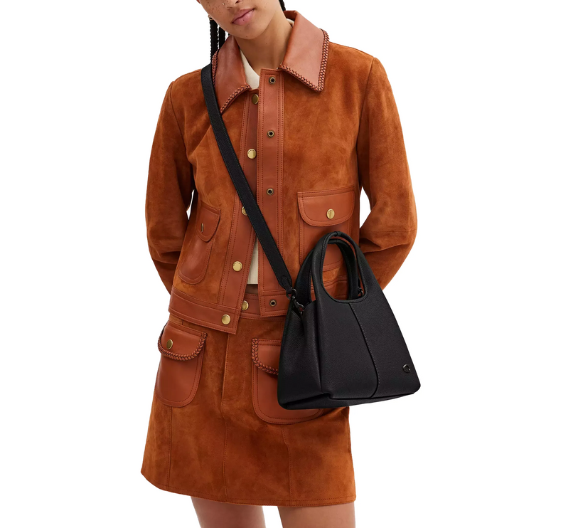 Coach Women's Lana Shoulder Bag 23 Pewter/Black