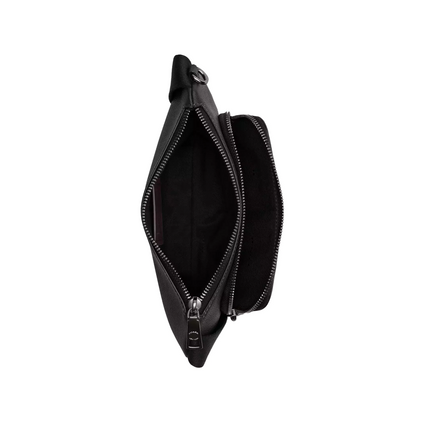 Coach Unisex Belt Bag With Signature Canvas Interior Detail Black