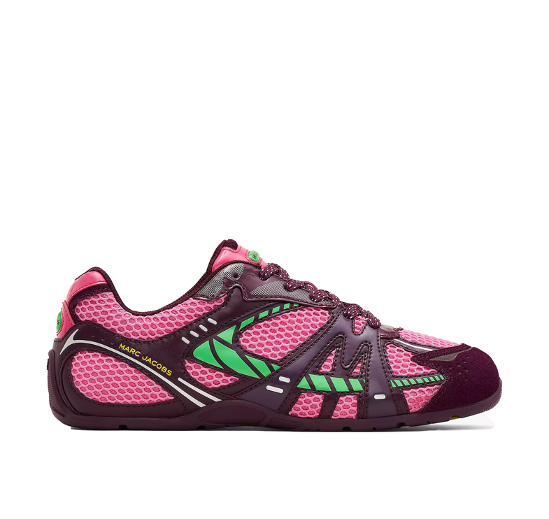 Marc Jacobs Women's The 72 Spring Sneaker Raspberry Pink Multi