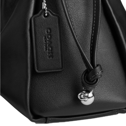 Coach Women's Faye Large Shoulder Bag Silver/Black