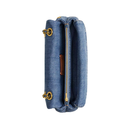 Coach Women's Tabby Shoulder Bag 26 With Quilting Denim/Brass/Indigo