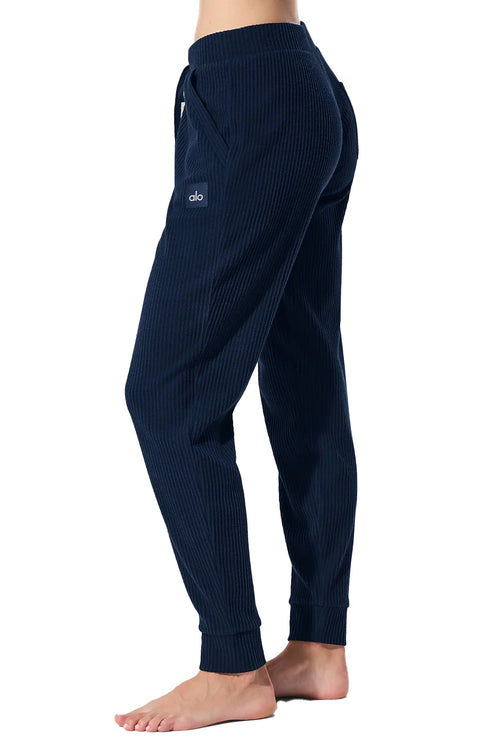 alo Women's Muse Sweatpant - Navy
