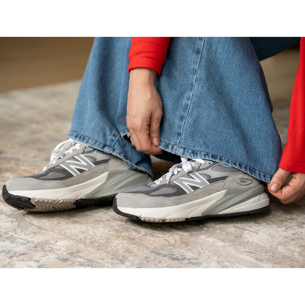 New Balance 990v6 Grey Junior GC990GL6 - Hemen Kargoda