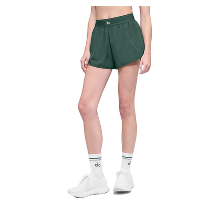 alo Women's Match Point Short Clover Green