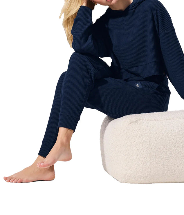 alo Women's Muse Hoodie - Navy