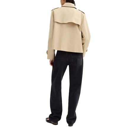 Coach Women's Short Trench Light Khaki