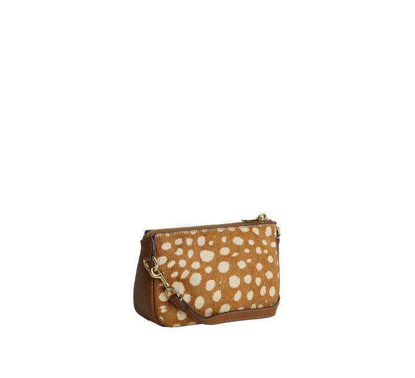 Coach Women's Nolita 19 With Deer Print Gold/Brown Multi