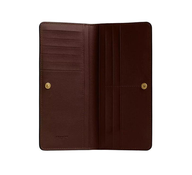 Coach Women's Essential Slim Wallet Brass/Maple