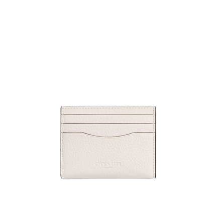 Coach Women's Slim Id Card Case Chalk