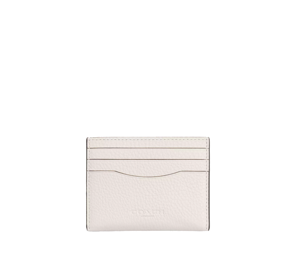 Coach Women's Slim Id Card Case Chalk