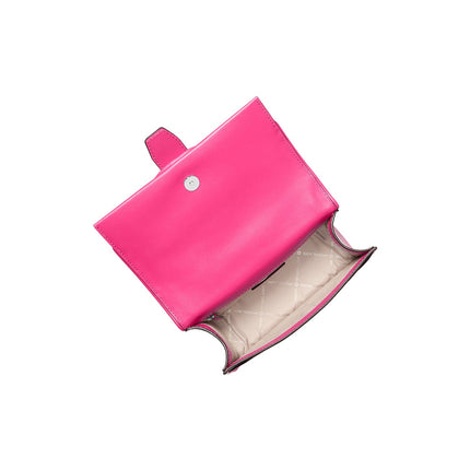 Michael Kors Women's Greenwich Small Zebra Print Calf Hair Crossbody Bag Dragonfruit