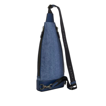 Coach Unisex Dominic Sling Pack Qb/Denim/Deep Blue