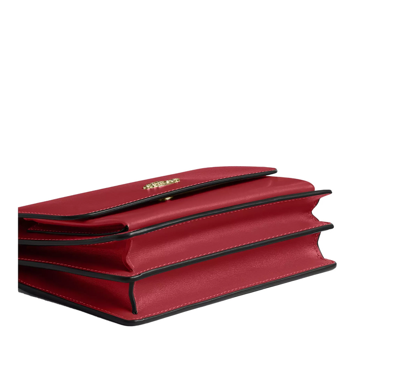 Coach Women's Mini Klare Crossbody Bag Gold/True Red