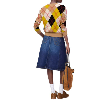 Marc Jacobs Women's Preppy Daisy Argyle Crewneck