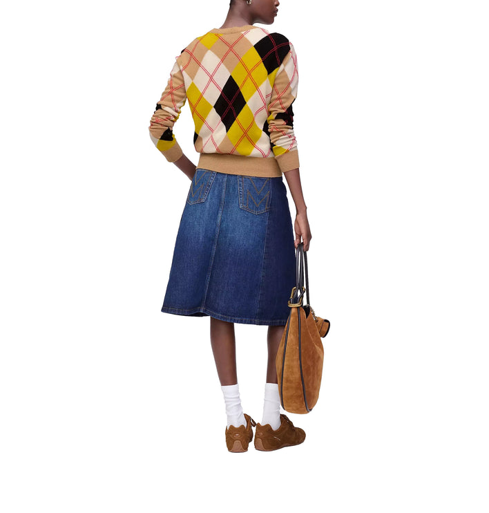 Marc Jacobs Women's Preppy Daisy Argyle Crewneck