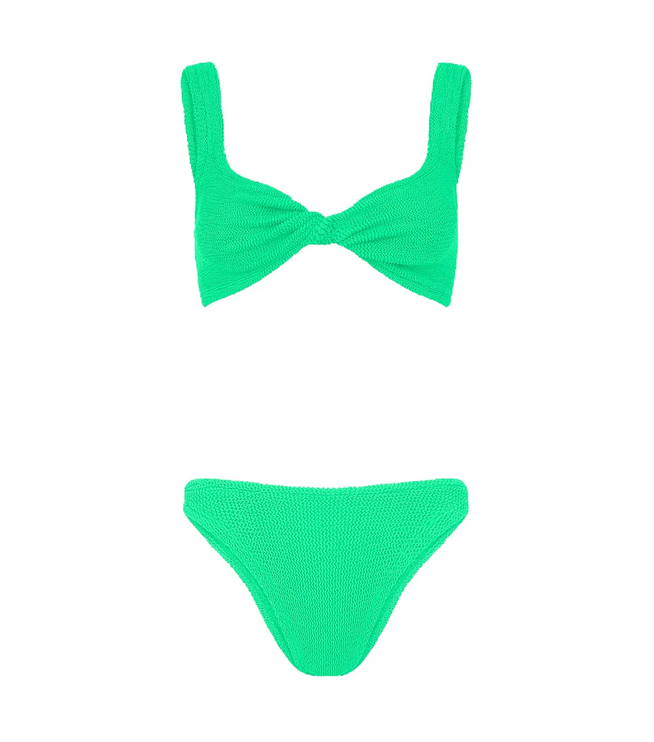 HUNZA G Women's Juno Bikini Lime