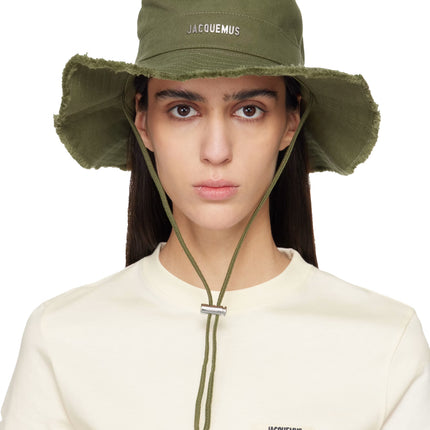 Jacquemus Unisex The Artichaut Bucket Hat Khaki
