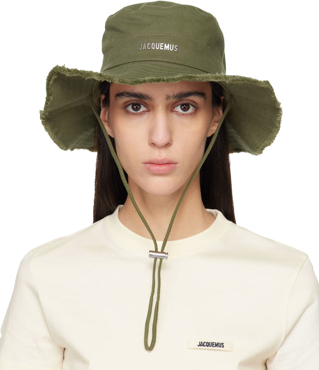 Jacquemus Unisex The Artichaut Bucket Hat Khaki