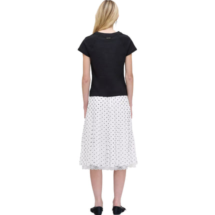Marc Jacobs Women's Marc Kiss Logo Shrunken Tee Black