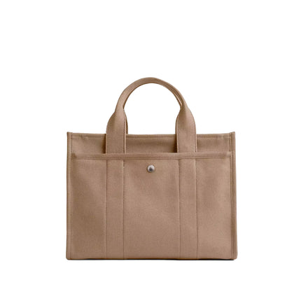 Coach Women's Cargo Tote Bag Silver/Dark Natural