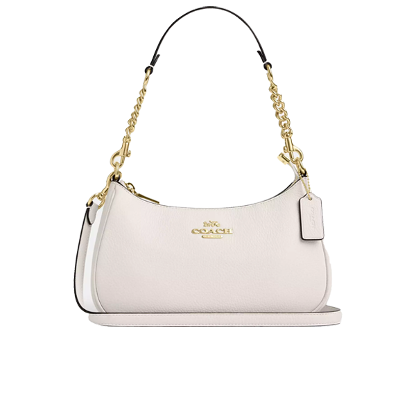 Coach Women's Teri Shoulder Bag Gold/Chalk
