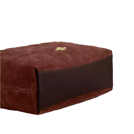 Coach Women's Evelyn Large Shoulder Bag With Quilting Suede/Gold