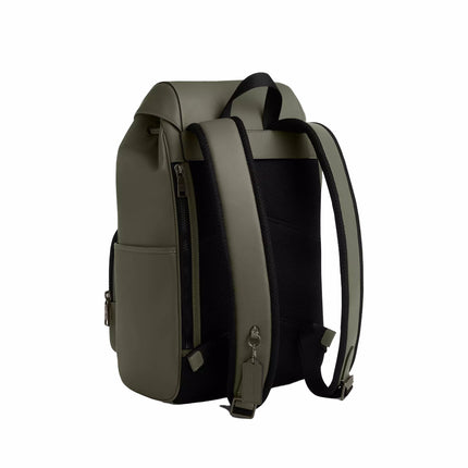 Coach Unisex Racer Backpack  Gunmetal/Military Green