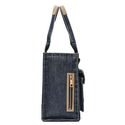 Marc Jacobs Women's The Denim Suede Large Cargo Tote Bag