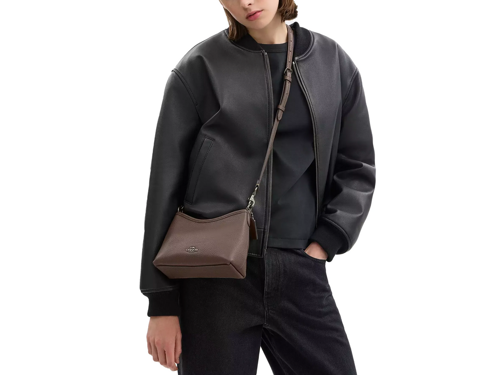 Coach Women's Laurel Small Shoulder Bag Qb/Dark Stone