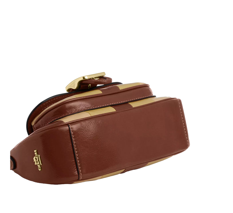 Coach Women's Ashton Mini Shoulder Bag Gold/Redwood Multi