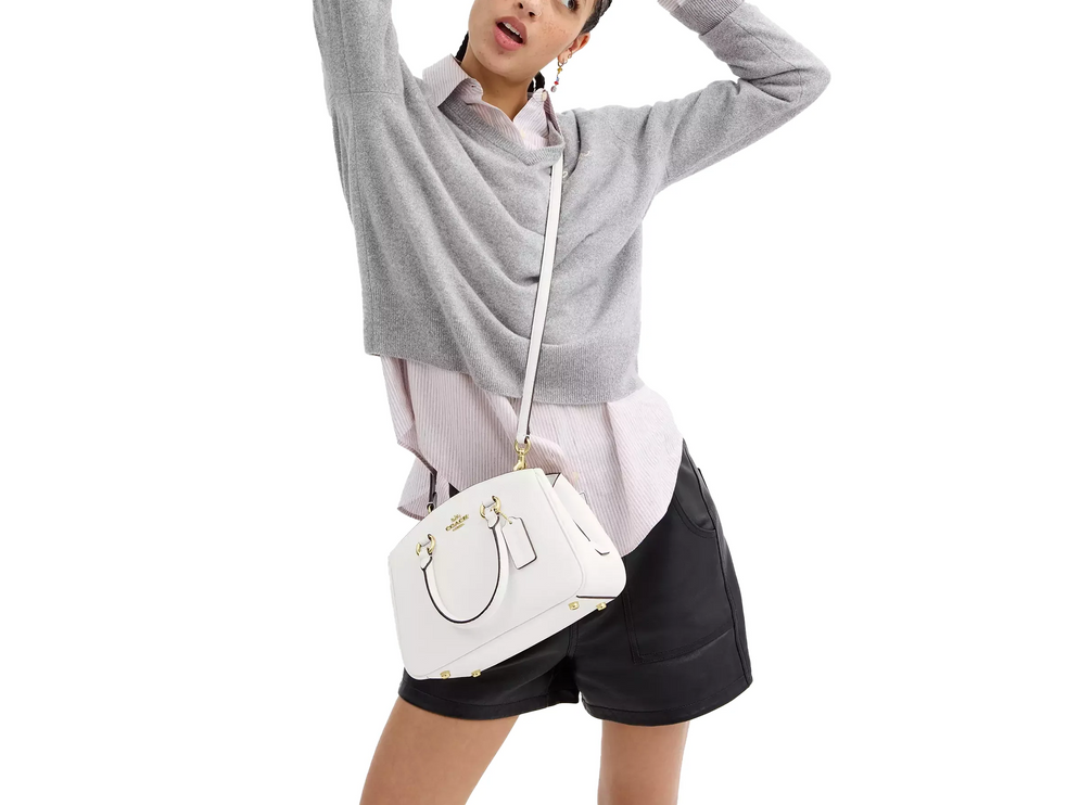 Coach Women's Savannah Small Carryall Bag Gold/Chalk