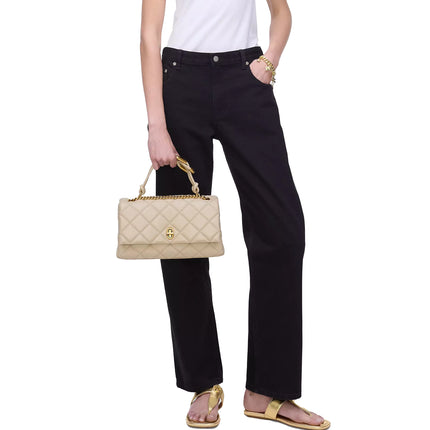 Marc Jacobs Women's The Quilted Dual Convertible Shoulder Bag Cloud White