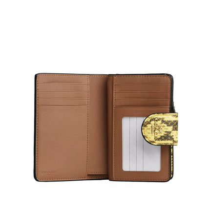 Coach Women's Medium Corner Zip Wallet Gold/Yellow