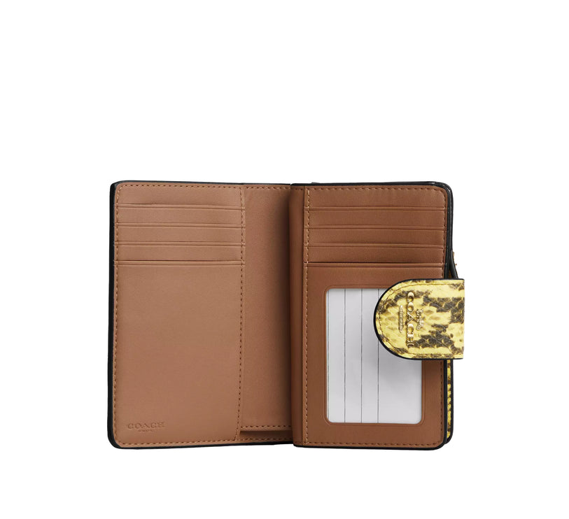 Coach Women's Medium Corner Zip Wallet Gold/Yellow