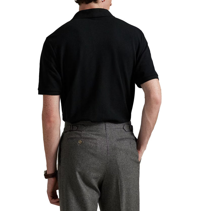 Polo Ralph Lauren Men's Classic Fit Polo Bear Mesh Polo Shirt  Polo Black
