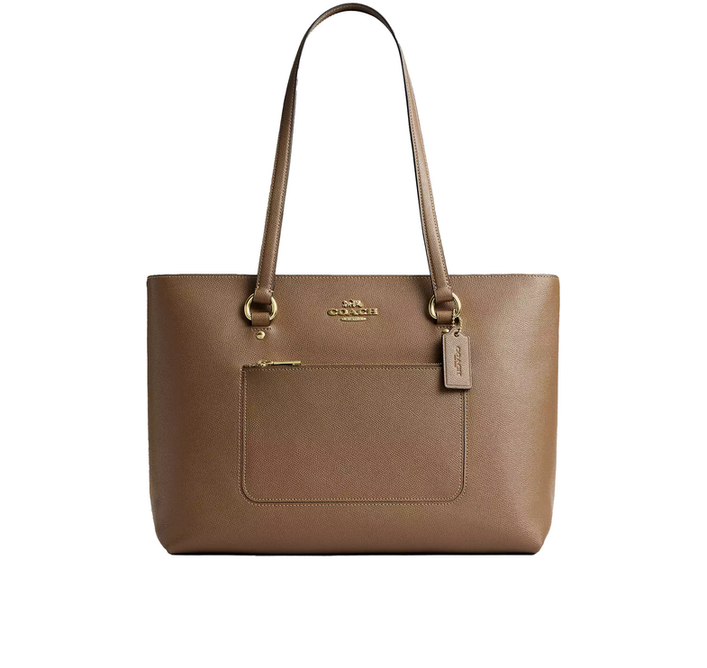 Coach Women's Station Tote Bag Gold/Dark Stone
