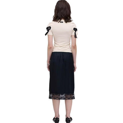 Marc Jacobs Women's Bow Shrunken Tee White