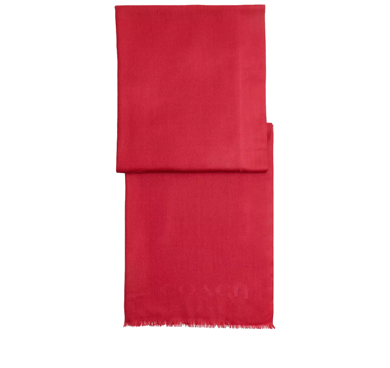 Coach Women's  Jumbo Horse And Carriage Wrap Enamel Red