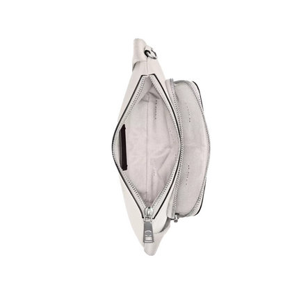 Coach Unisex Belt Bag With Signature Canvas Interior Detail Chalk